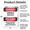 Signmission Smoking In Designated Areas Only Bilingual, 7 in W x Rectangle, Aluminum OS-2PACK-DS-A-710-VS-1574 - alternate 9